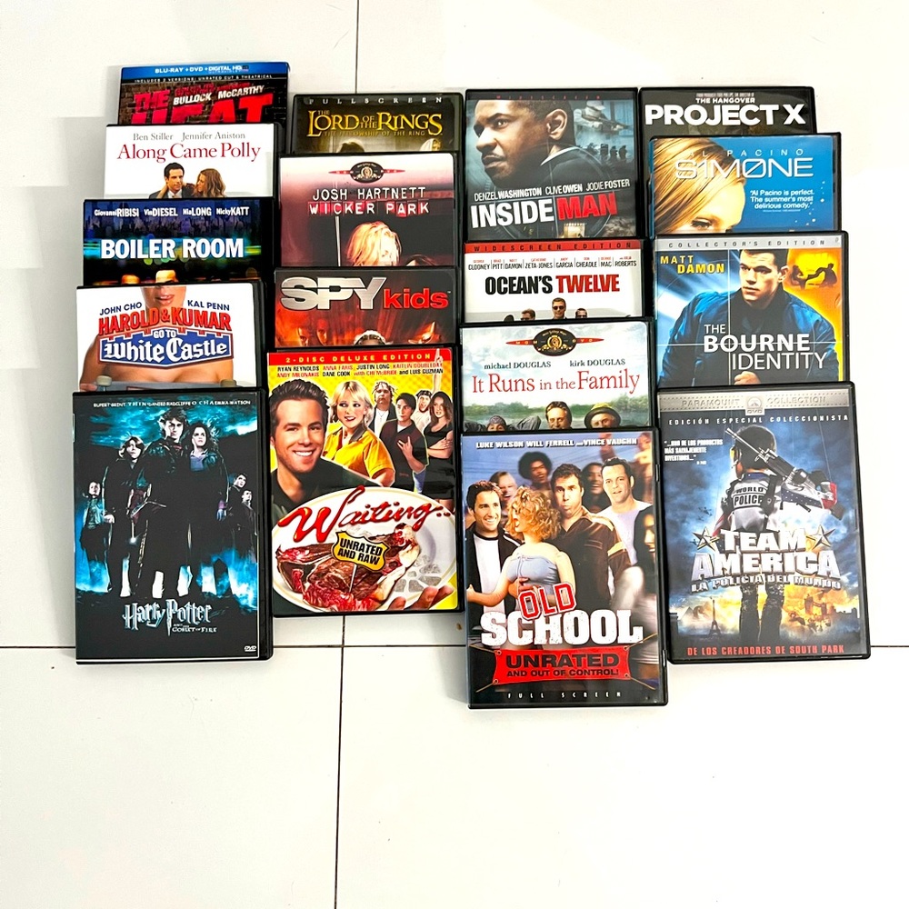 DVDs for sale